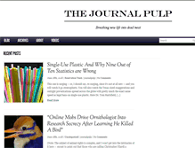 Tablet Screenshot of journalpulp.com